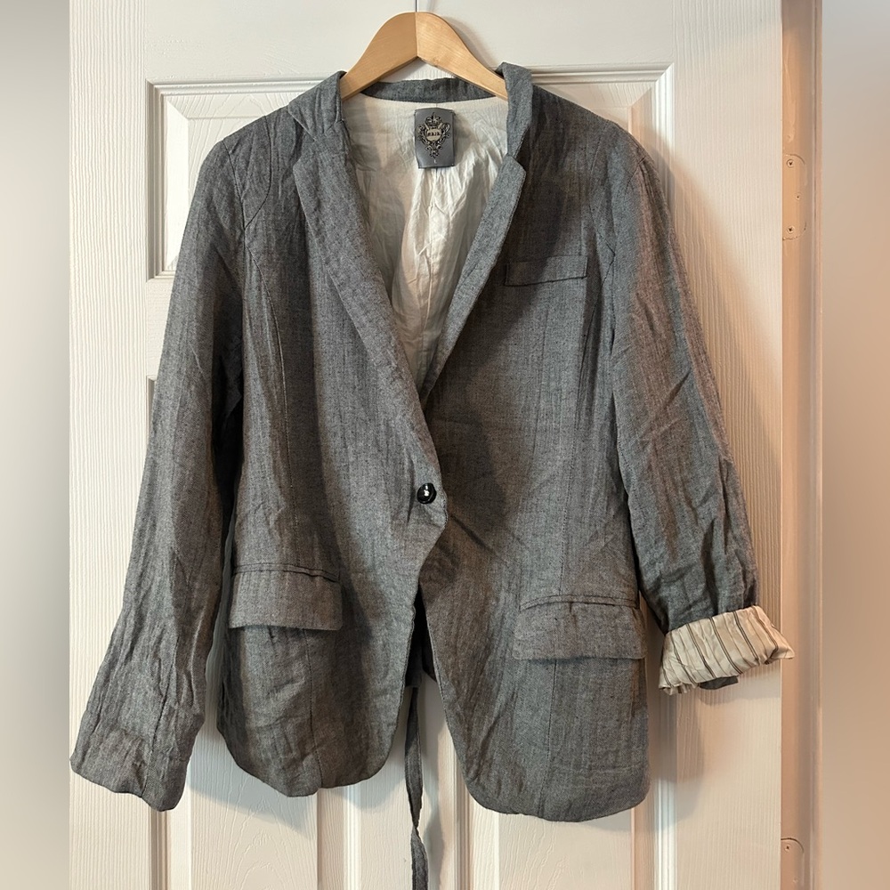 MK2k Gray Women's Blazer Jacket